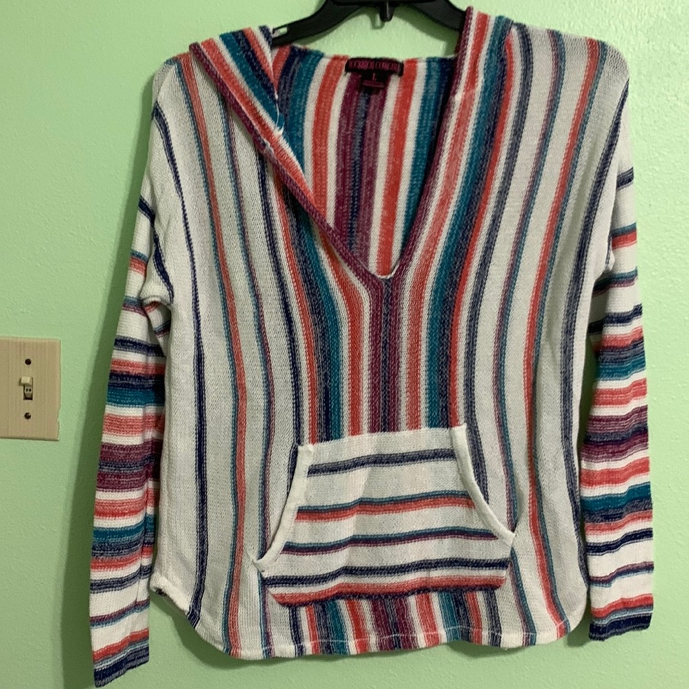 Rock&roll Cowgirl Baja hoodie large